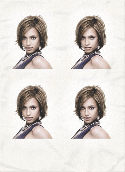 Montage photo Vieux photomaton 4 photos - Pixiz