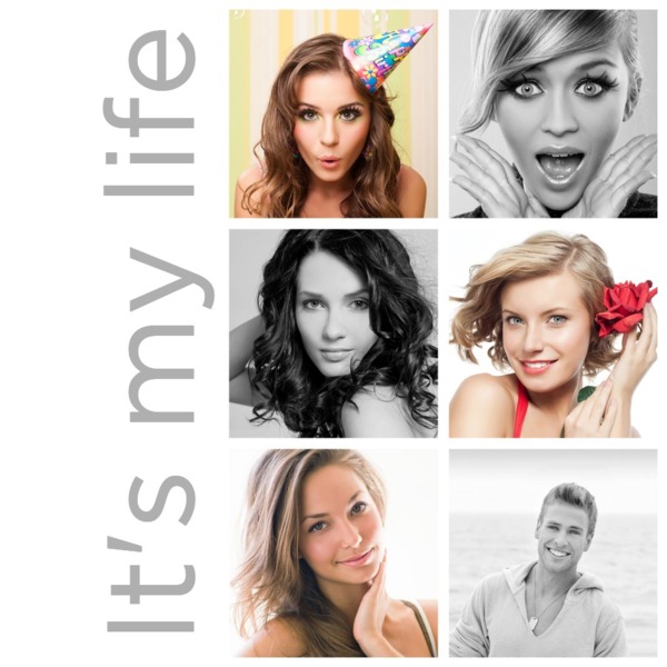 Photo Montage 6 Pictures Collage Vertical Text Pixiz