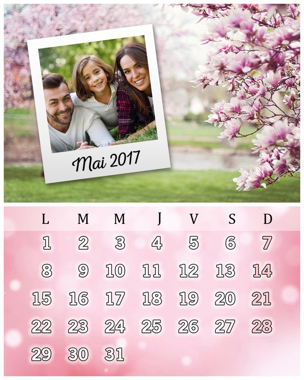 Kalender mei Fotomontage | Pixiz