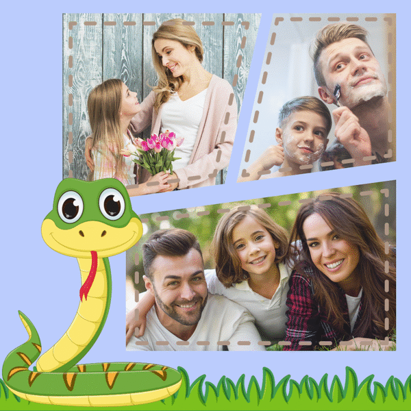 fotograf editoru hareketli yilan pixiz