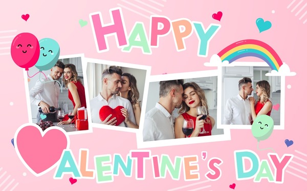 Valentine's Day Collage