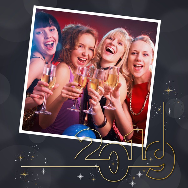 Fotomontagem Ano Novo 2019 Pixiz Você não precisa de nenhum programa gráfico para fazer material de montagem de fotos com suas fotos. pixiz