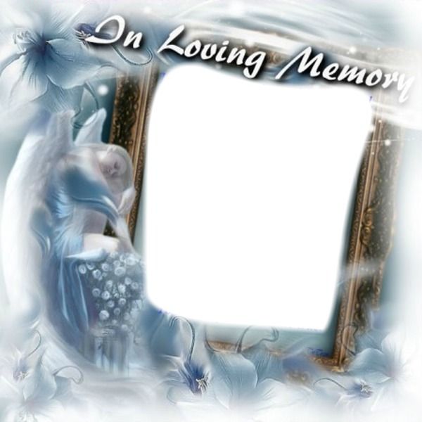 In Loving Memory Frame Template