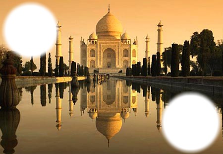 Taj Mahal- India Photo frame effect | Pixiz
