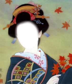 Fotomontaggio geisha - Pixiz