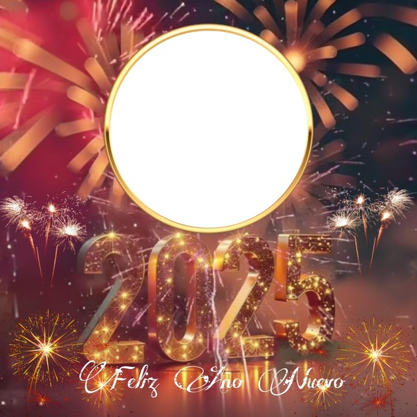 Feliz Año Nuevo 2025 Design Template Pixiz
