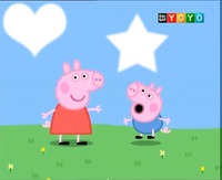 Photo montage peppa pig - Pixiz