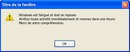 Přizpůsobitelné okno výstrahy systému Windows