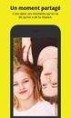Snapchat製品シートスタイルのスマートフォンテキスト
