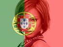 Bandera portuguesa de Portugal personalizable