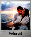 Gealtertes Polaroid