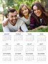 カスタマイズ可能な写真付きの 2018 カレンダー
