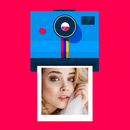 Polaroid berwarna-warni animasi