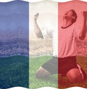 Animated croatian or french flag with personal picture