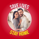 Save lives, stay at home