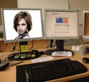 Schermo del computer della scena del desktop