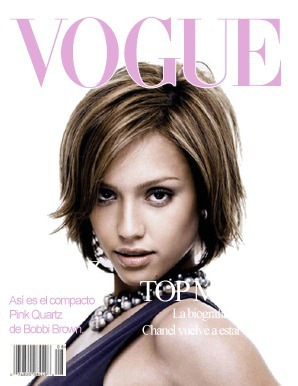 Sampul majalah Vogue Photomontage