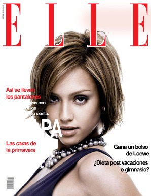 Εξώφυλλο του περιοδικού Elle Φωτομοντάζ