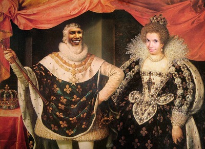 Couple royal Monarques Visage