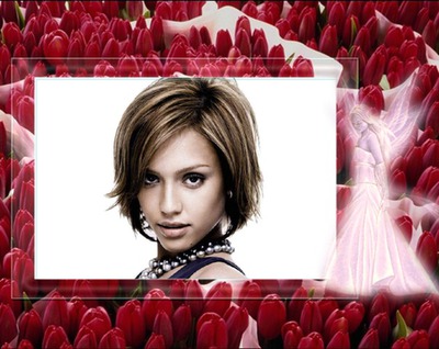 Fairy Tulip Field Fotomontage