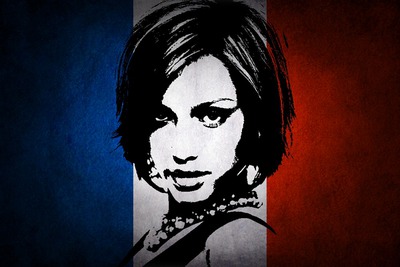 Bandeira francesa Fotomontagem