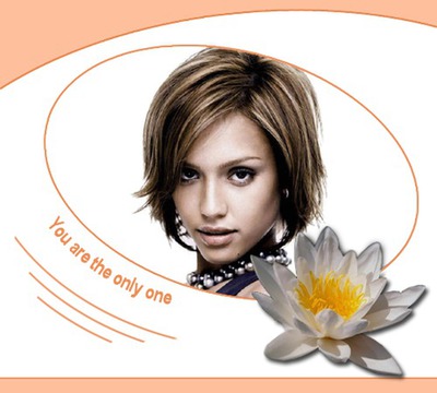 Fleur de lotus You are the only one Montage photo