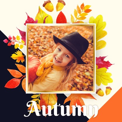 De herfst Fotomontage