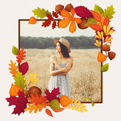 De herfst Fotomontage