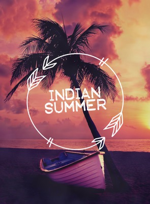 Musim panas india Photomontage