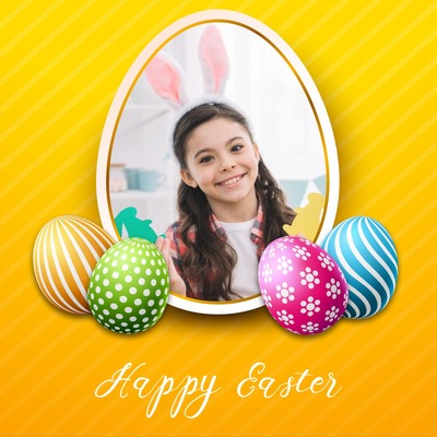 Easter Egg Photo frame effect