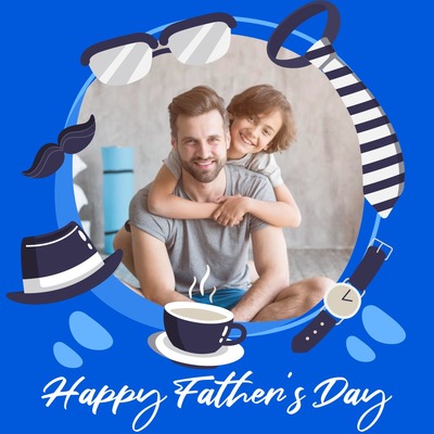 Father's day Photo frame effect