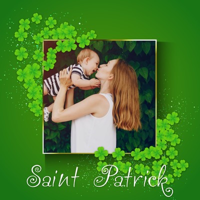 Sankt Patrick Fotomontage
