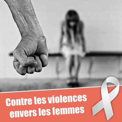 Kampen mot våld mot kvinnor Fotomontage
