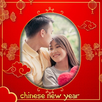 Año nuevo chino 2020 Montaje fotografico