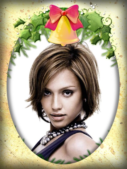 Christmas Tinker Bell Holly Design Template | Pixiz