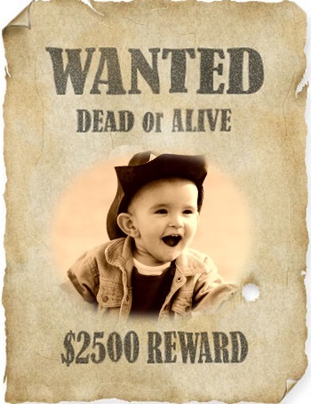 Wanted Poster Montage photo