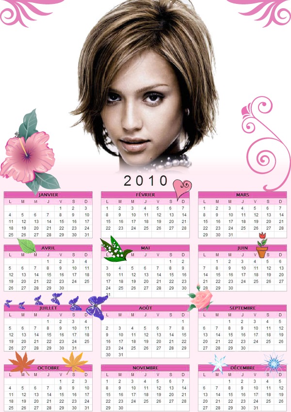 Календар 2010г Фотомонтаж