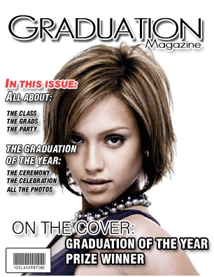 Titelseite des Abschlussmagazins Fotomontage