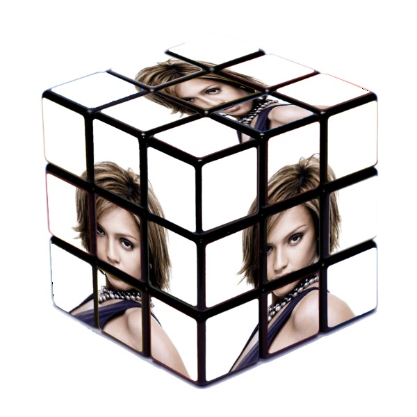 Rubik-kocka 3 kép Fotómontázs