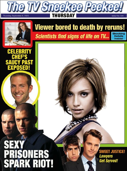 Cover des TV-Magazins Fotomontage