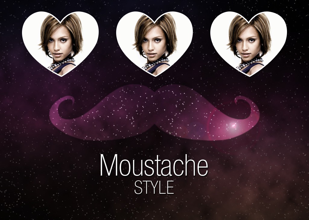 Moustache Style Montage photo