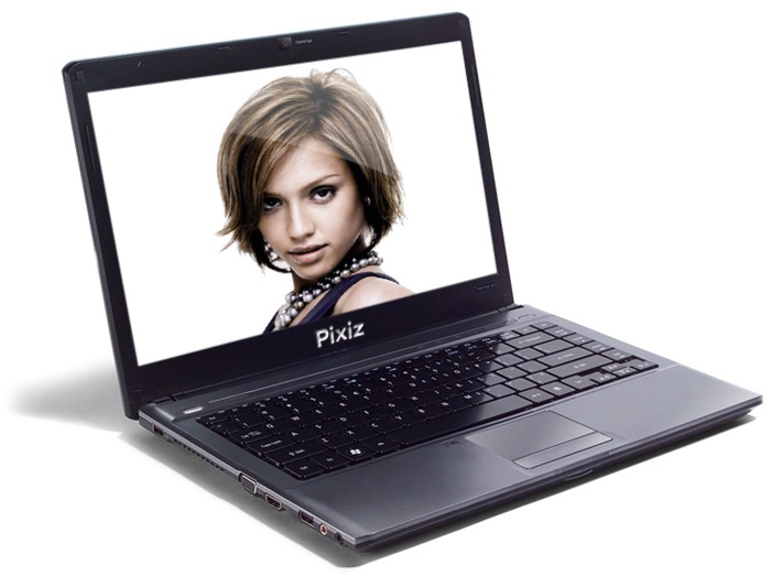 Leptop laptop Photomontage