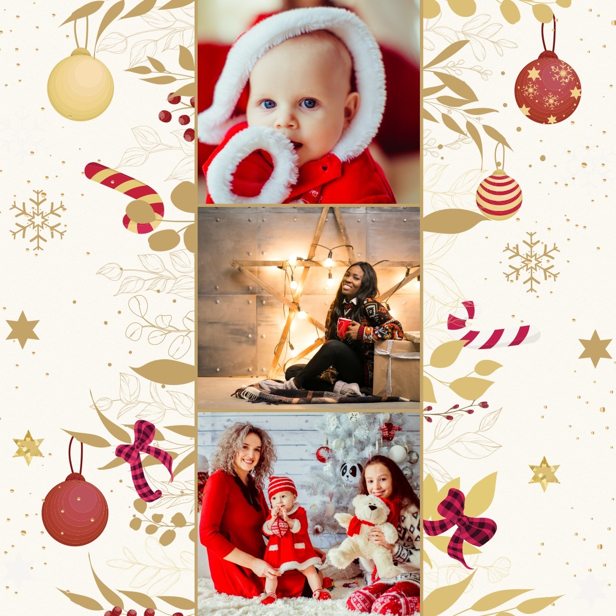 Collage de Noël Montage photo