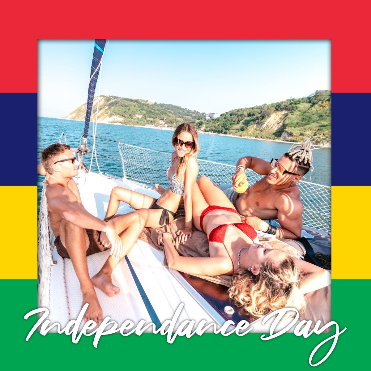 Mauritian Independence Day Photo frame effect