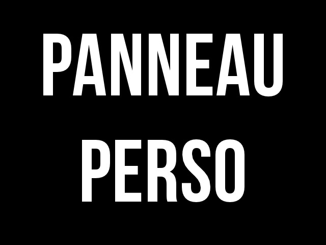 Panneau perso Noir / Blanc Montage photo