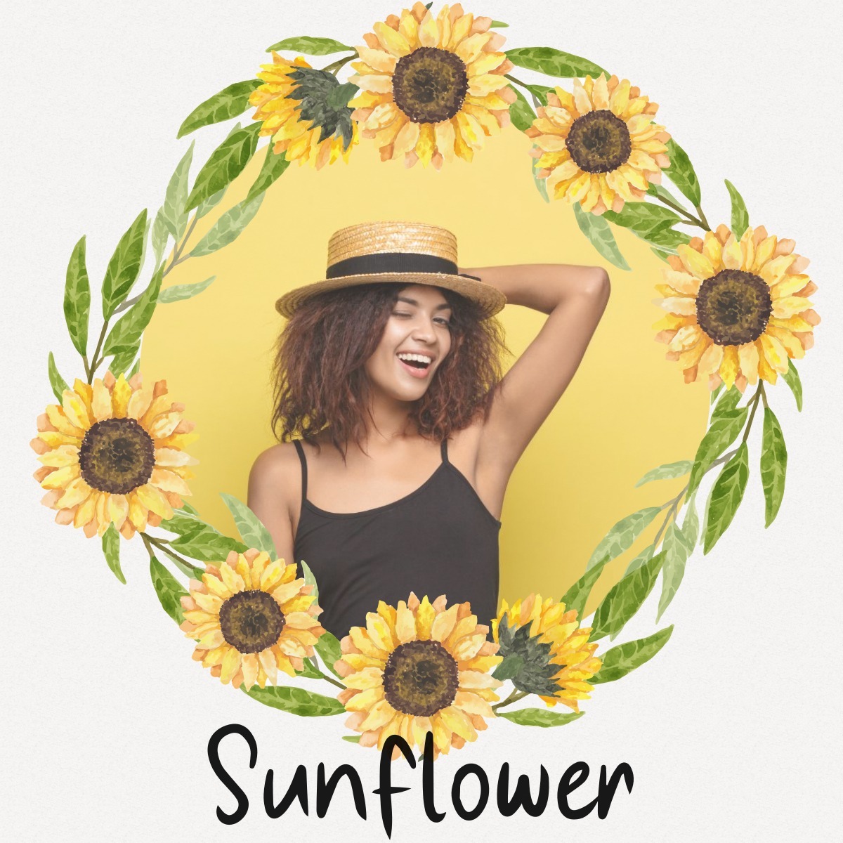 Bunga matahari Photomontage