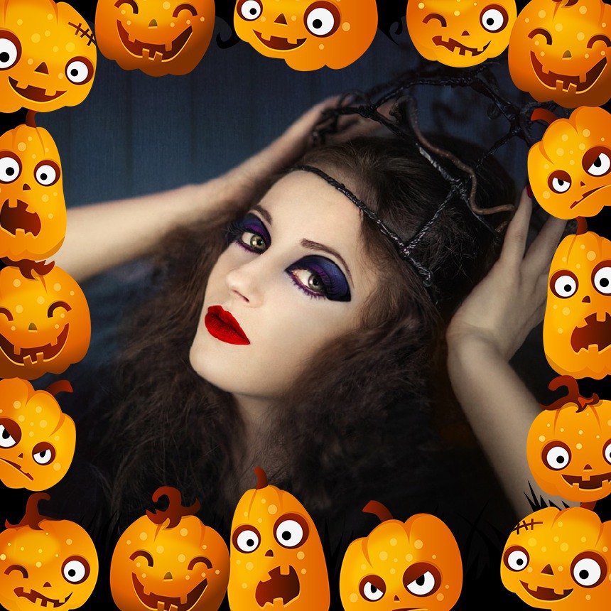Halloween Abóboras Fotomontagem
