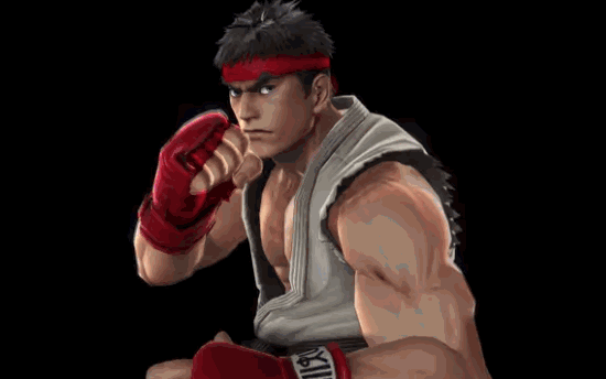 Ryu Street Fighter Hadouken Fotomontasje