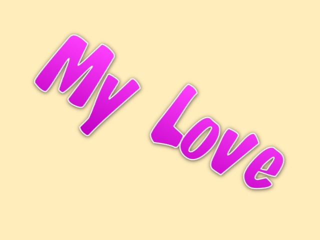 Napíšte SMS My Love Fotomontáž