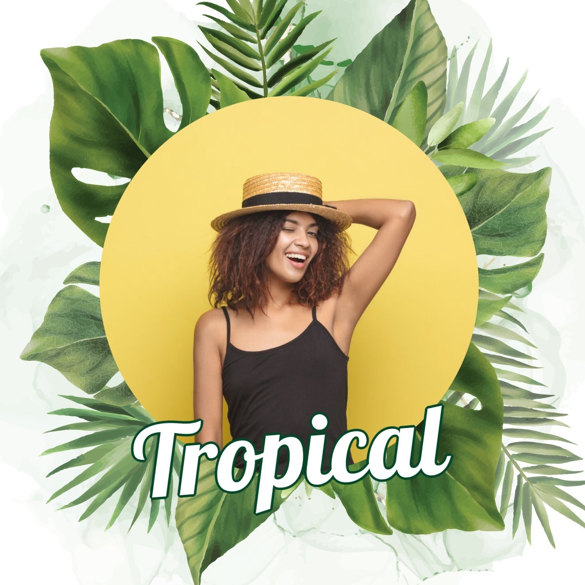 Piante tropicali Fotomontaggio
